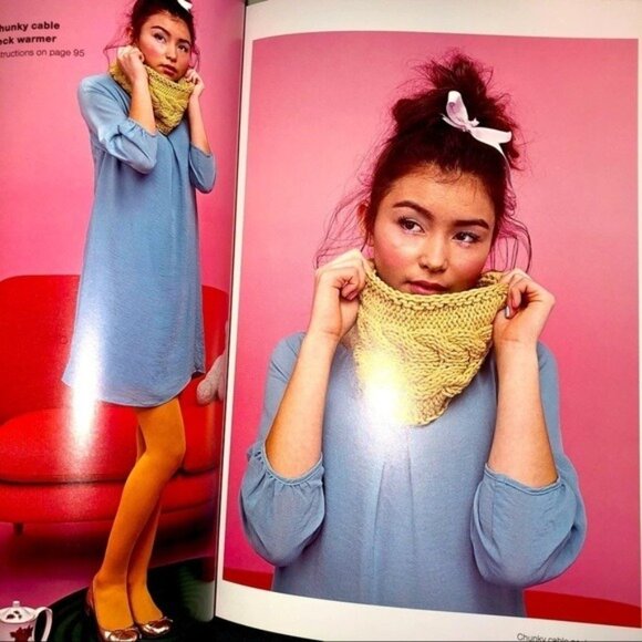 NWT Knitting Scarves & Cowls 36 Patterns Project Book Quick & Stylish Knits - Picture 10 of 17
